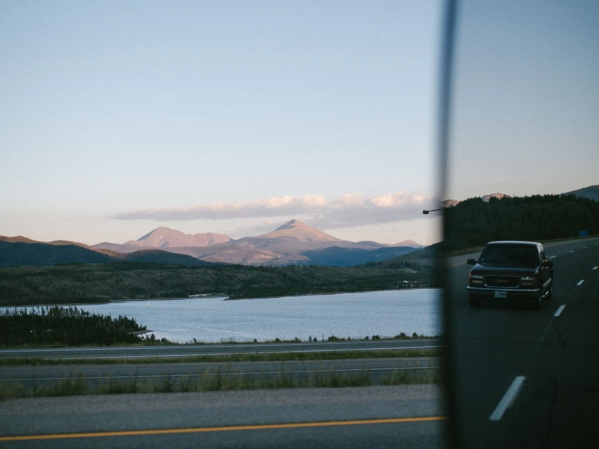 Open Road In American Southwest Landscape