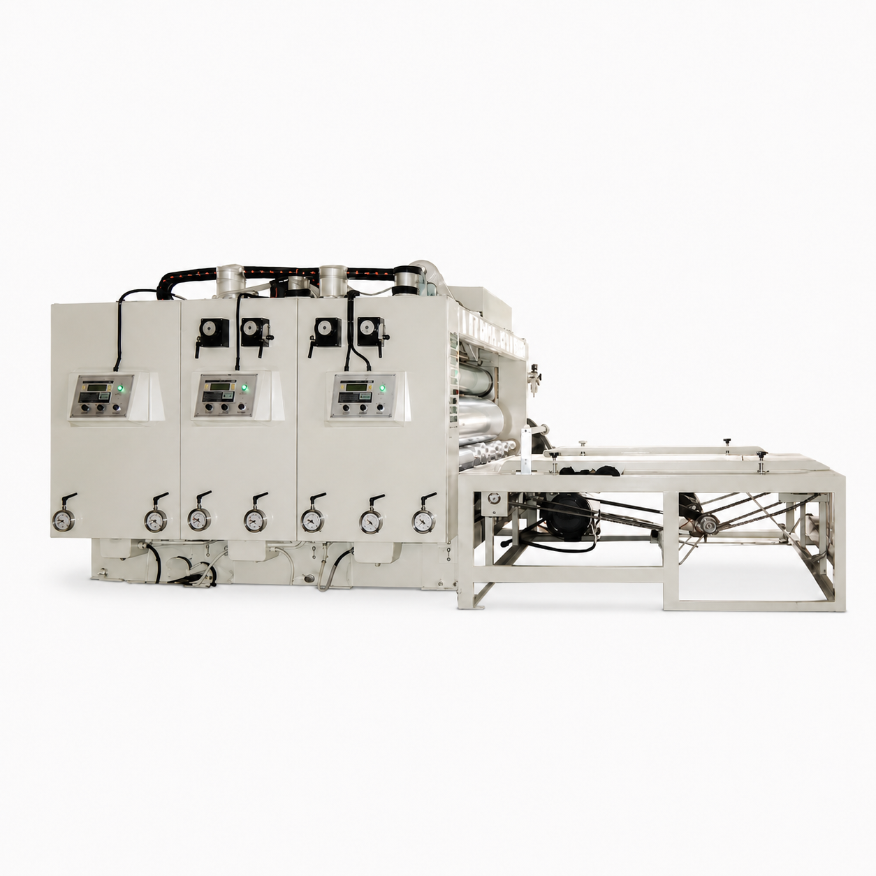 Two-Color Water-Based Printing Slotting Machine - main product view