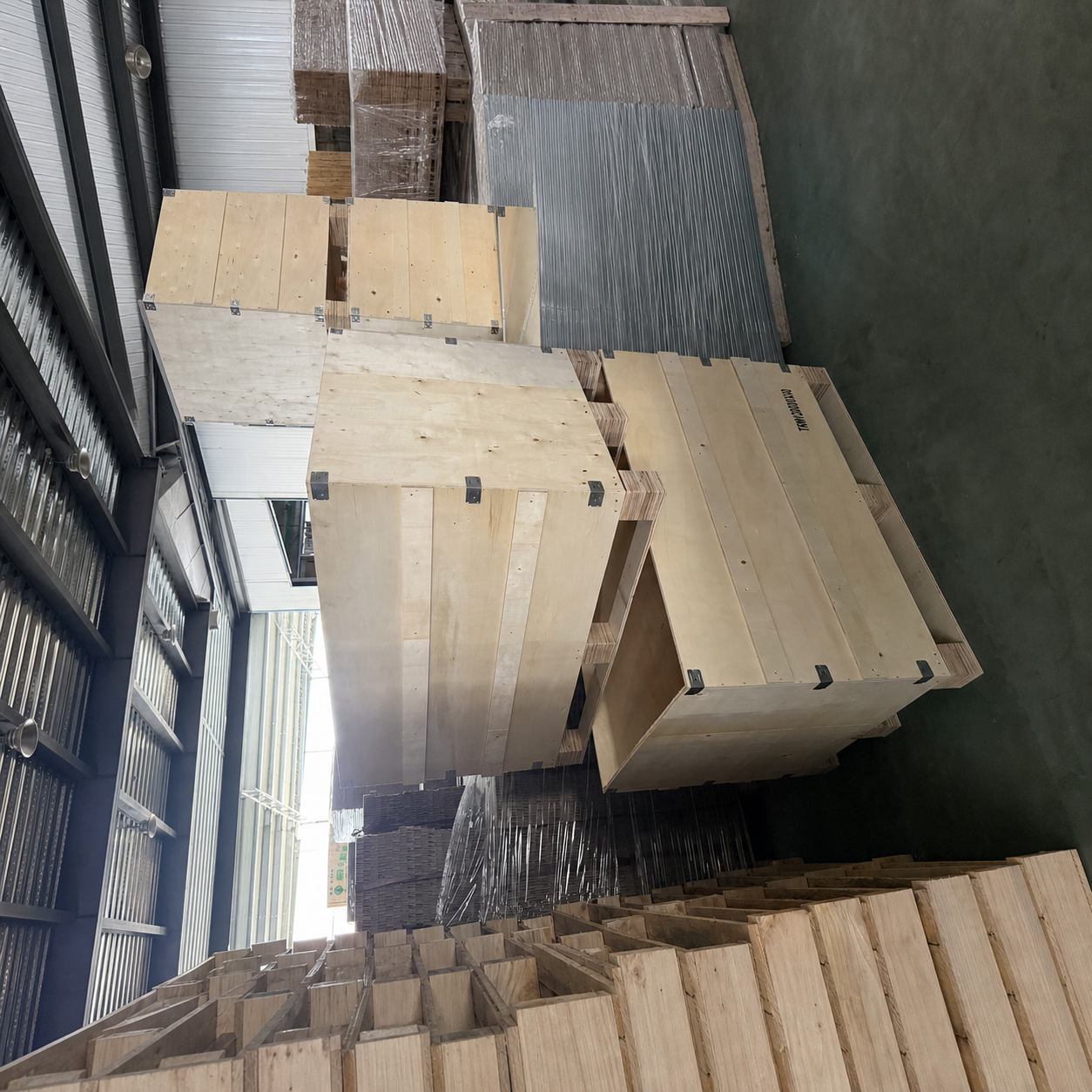 Large Wooden Export Cases - main product view