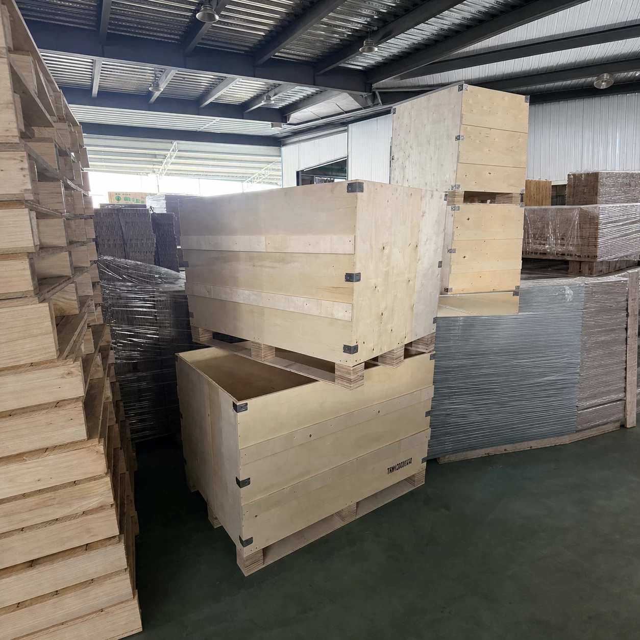 Large Wooden Export Cases - main product view