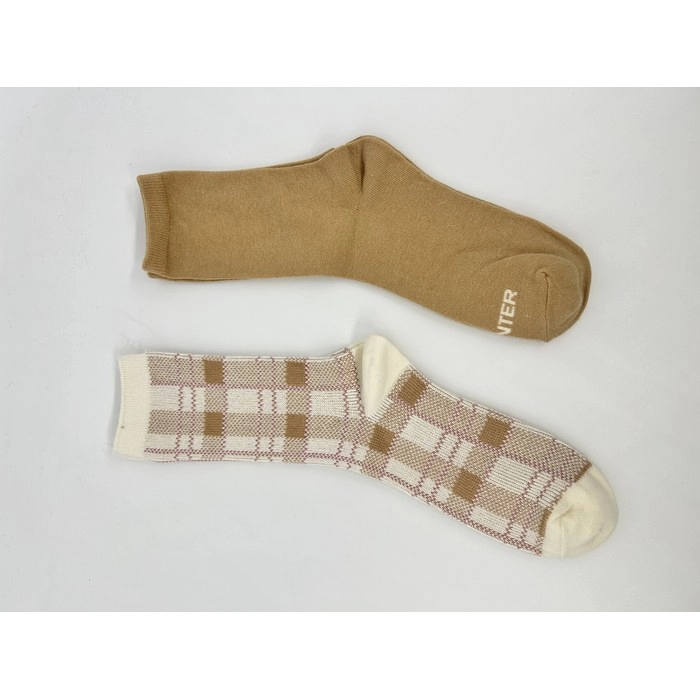 Cotton Double-Needle Socks | Durable Everyday Cotton Socks