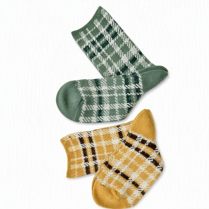 Double-Needle Wool Socks | Warm Anti-Pilling Merino Blend Socks