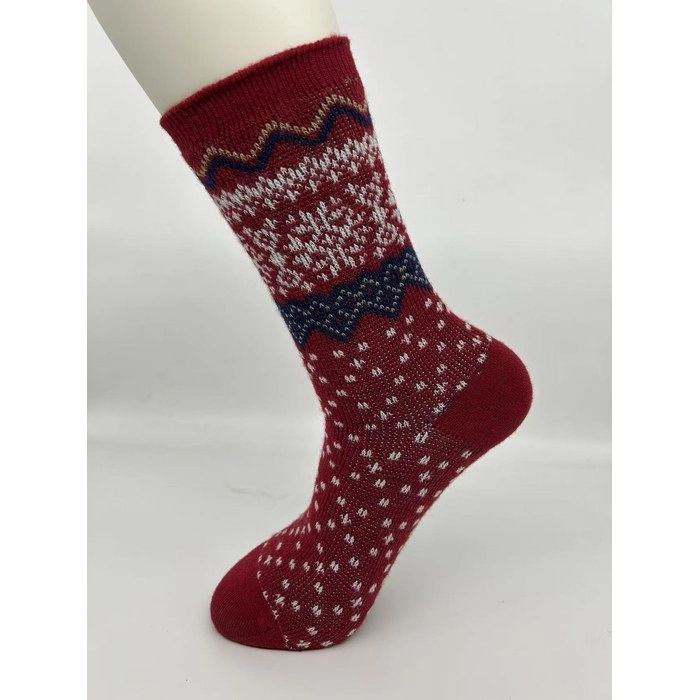 Double-Needle Wool Socks | Warm Anti-Pilling Merino Blend Socks