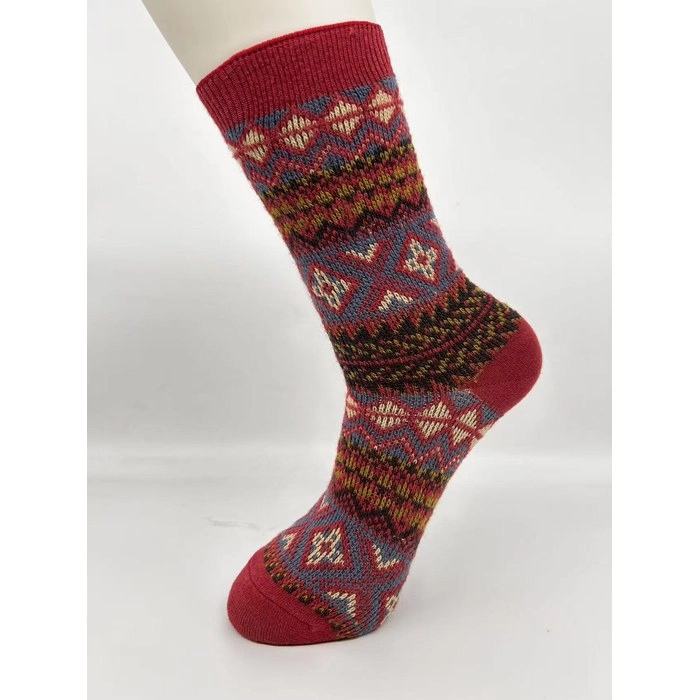 Double-Needle Wool Socks | Warm Anti-Pilling Merino Blend Socks