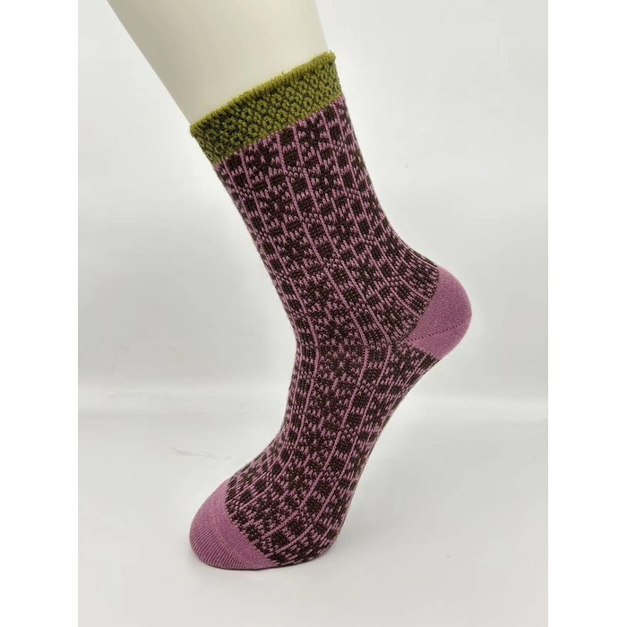 Double-Needle Wool Socks | Warm Anti-Pilling Merino Blend Socks