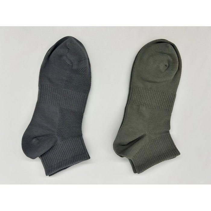 Men's Solid Quarter Socks | Essential Everyday Crew Socks