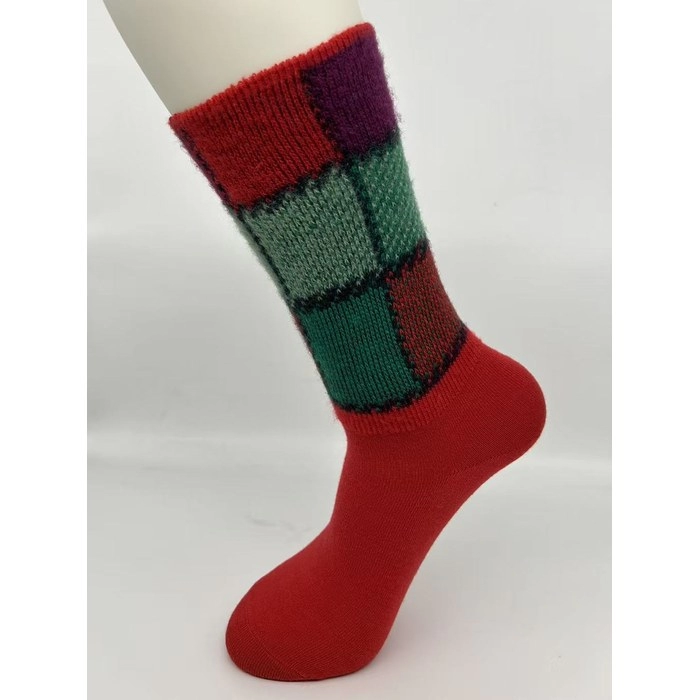 Double-Needle Wool Socks | Warm Anti-Pilling Merino Blend Socks