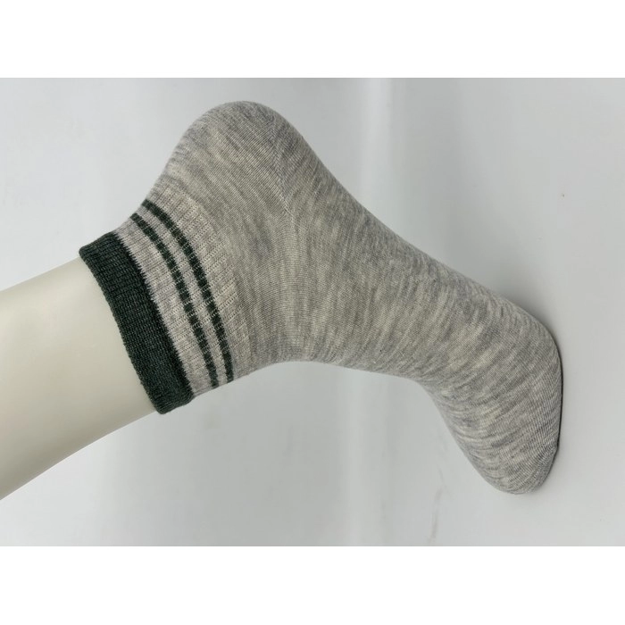 Striped Quarter Socks | Classic Casual Crew Socks