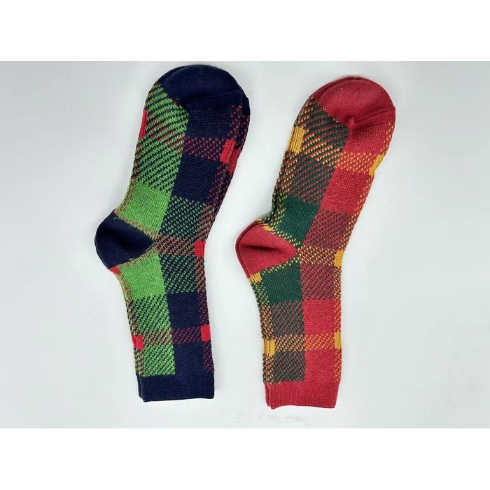 Double-Needle Wool Socks | Warm Anti-Pilling Merino Blend Socks