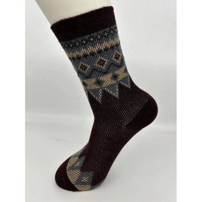 Double-Needle Wool Socks | Warm Anti-Pilling Merino Blend Socks
