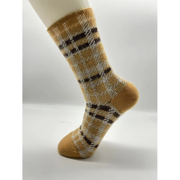 Double-Needle Wool Socks | Warm Anti-Pilling Merino Blend Socks