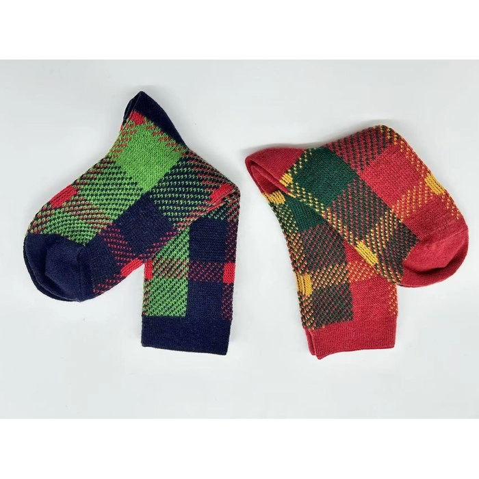 Double-Needle Wool Socks | Warm Anti-Pilling Merino Blend Socks