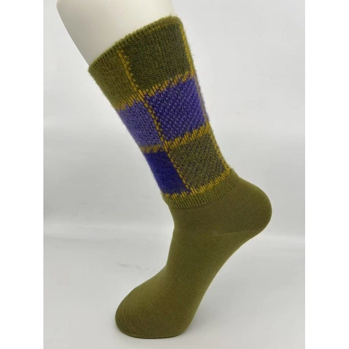 Double-Needle Wool Socks | Warm Anti-Pilling Merino Blend Socks