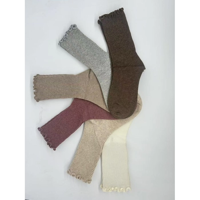 Rolled-Cuff Slouch Socks | Trendy Stacked Loose Knit Socks