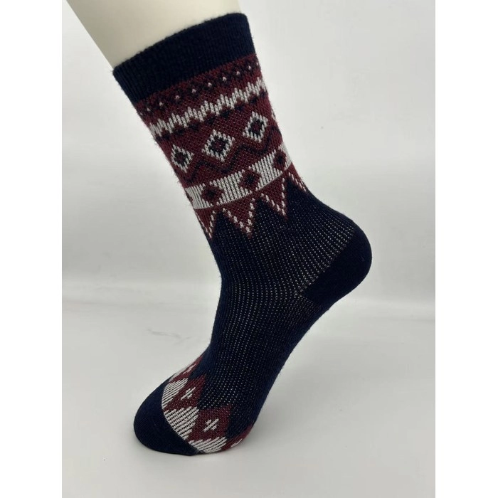 Double-Needle Wool Socks | Warm Anti-Pilling Merino Blend Socks