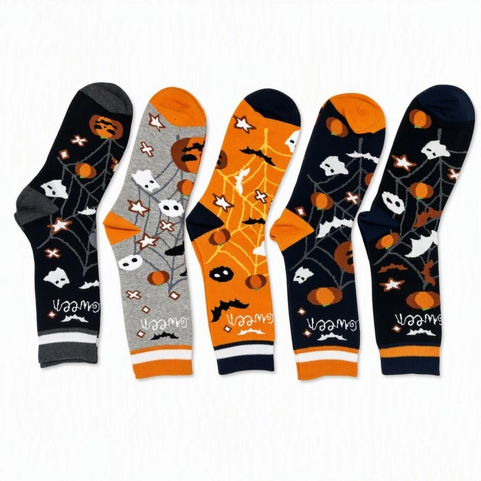 Halloween Flat Socks | 176-Needle Lightweight Festival Socks