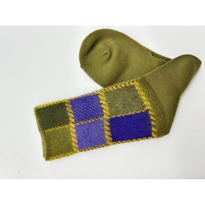Double-Needle Wool Socks | Warm Anti-Pilling Merino Blend Socks