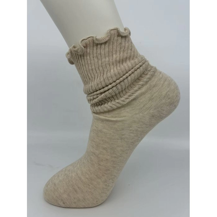 Rolled-Cuff Slouch Socks | Trendy Stacked Loose Knit Socks