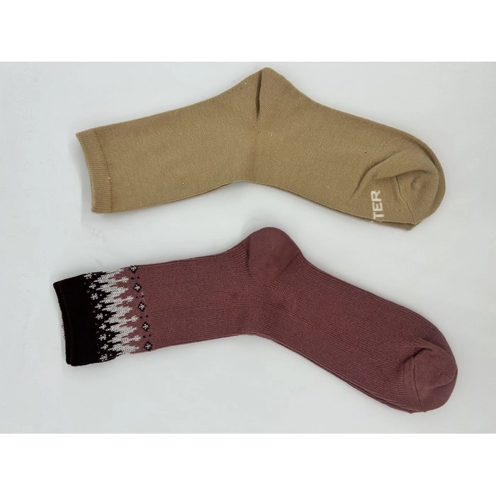 Cotton Double-Needle Socks | Durable Everyday Cotton Socks