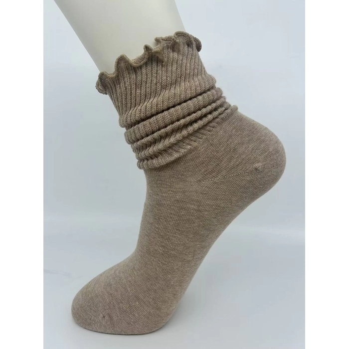 Rolled-Cuff Slouch Socks | Trendy Stacked Loose Knit Socks