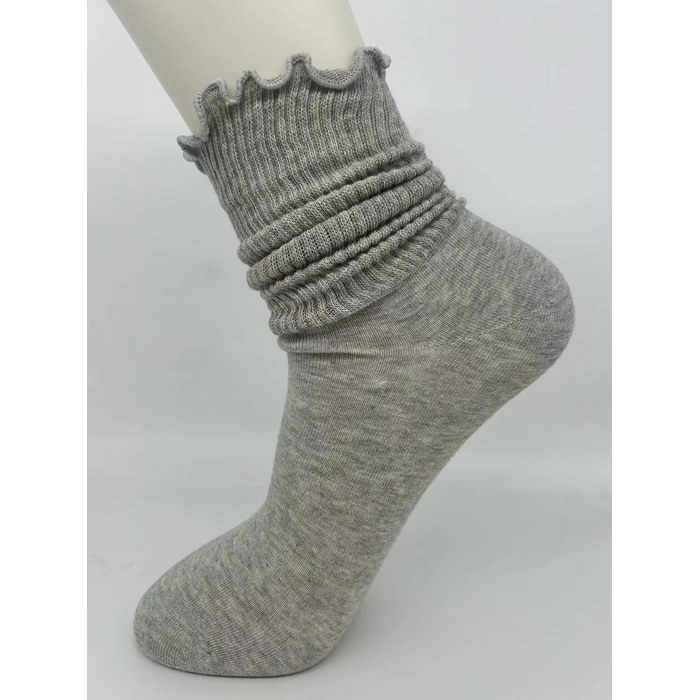 Rolled-Cuff Slouch Socks | Trendy Stacked Loose Knit Socks