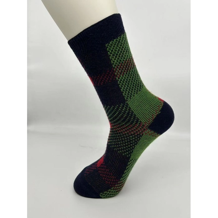 Double-Needle Wool Socks | Warm Anti-Pilling Merino Blend Socks