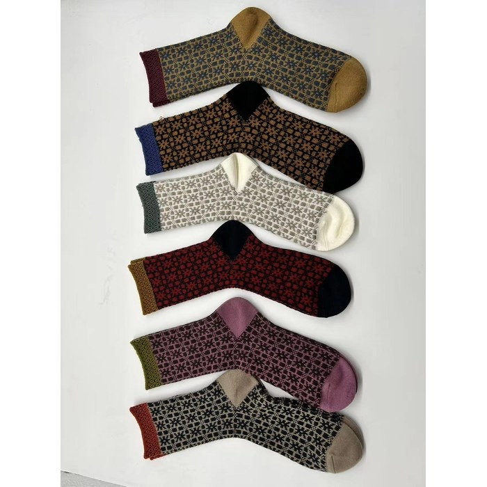 Double-Needle Wool Socks | Warm Anti-Pilling Merino Blend Socks