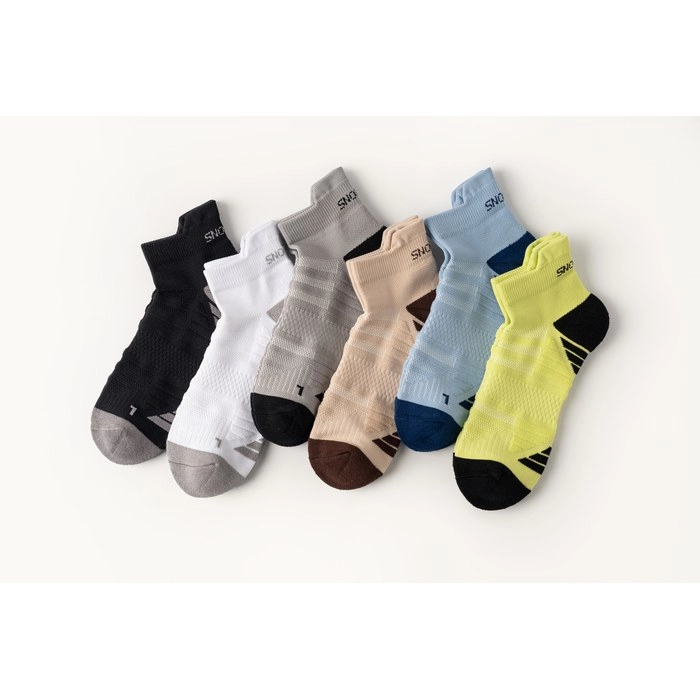 Men's Running No-Show Socks | Cushioned Breathable Athletic Footies