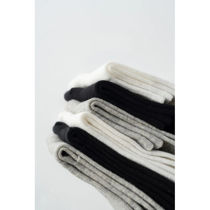 Unisex Black White Grey Sports Socks | Neutral Performance Crew Socks