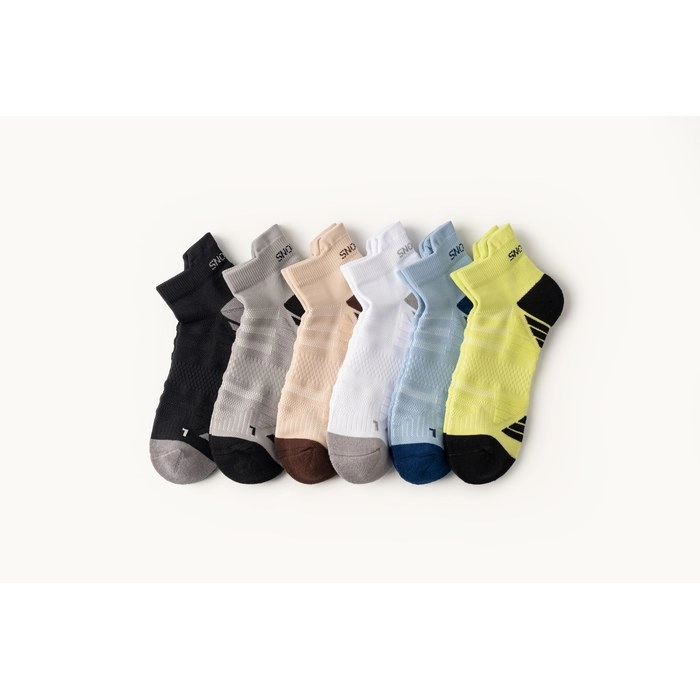 Men's Running No-Show Socks | Cushioned Breathable Athletic Footies