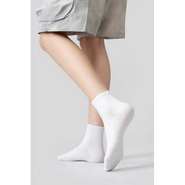 Unisex Black White Grey Sports Socks | Neutral Performance Crew Socks