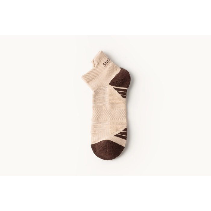 Men's Running No-Show Socks | Cushioned Breathable Athletic Footies