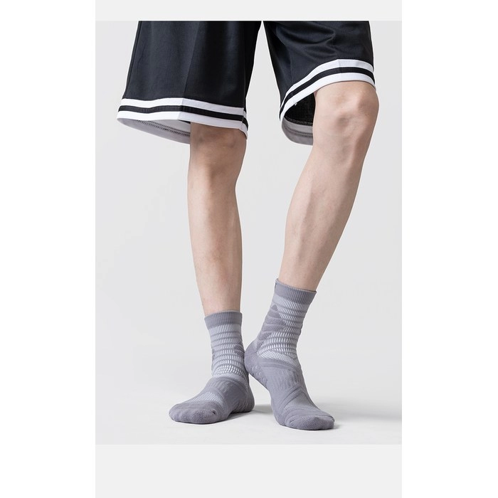 Men's Athletic Sports Socks | Cushioned Performance Crew Socks
