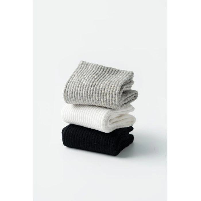 Unisex Black White Grey Sports Socks | Neutral Performance Crew Socks