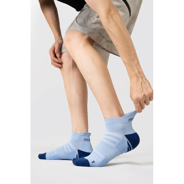 Men's Running No-Show Socks | Cushioned Breathable Athletic Footies
