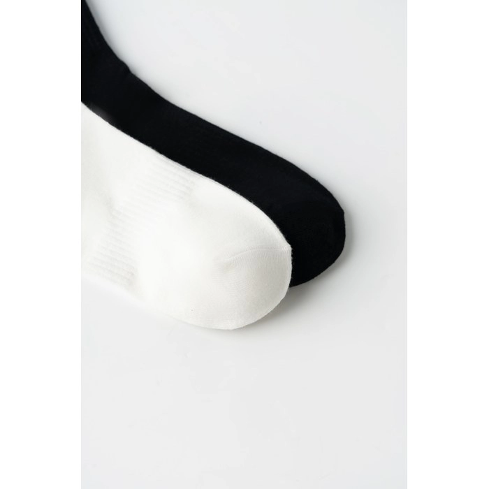 Unisex Black White Grey Sports Socks | Neutral Performance Crew Socks