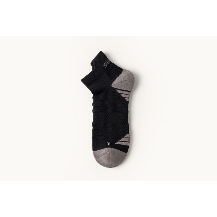 Men's Running No-Show Socks | Cushioned Breathable Athletic Footies