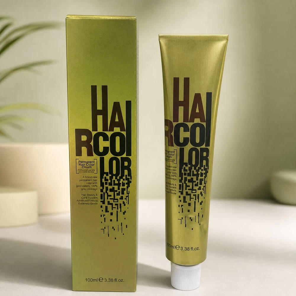 Vibrant Hair Dye Cream package used in wholesale hair color shade range planning