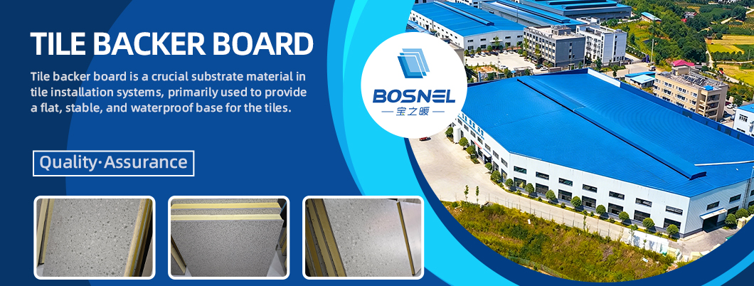 Tile backer board construction and factory overview