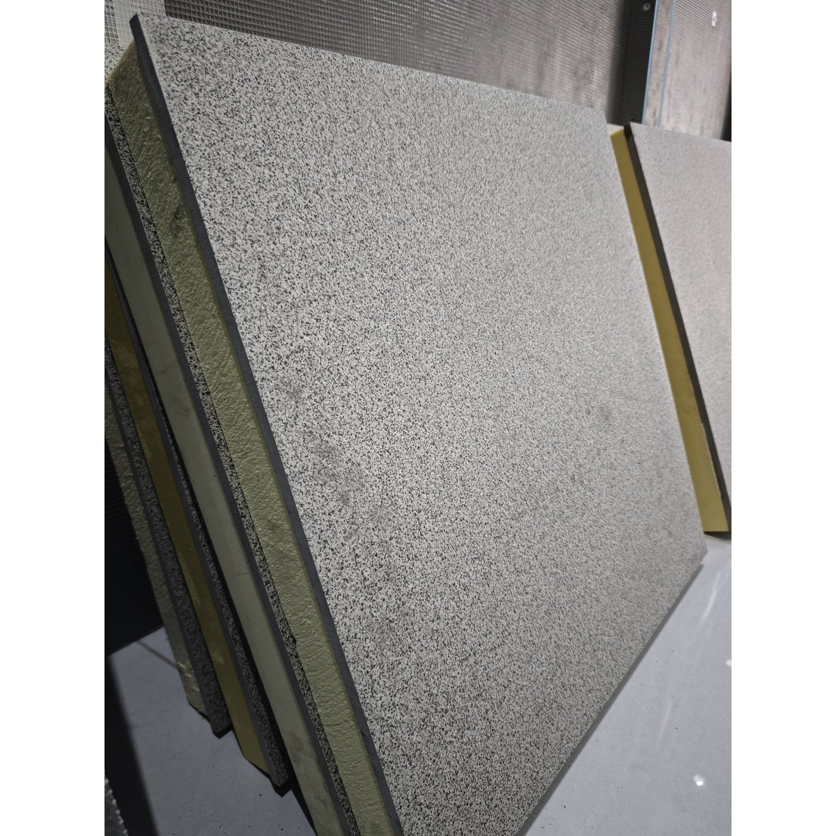 Integrated tile backing board product display