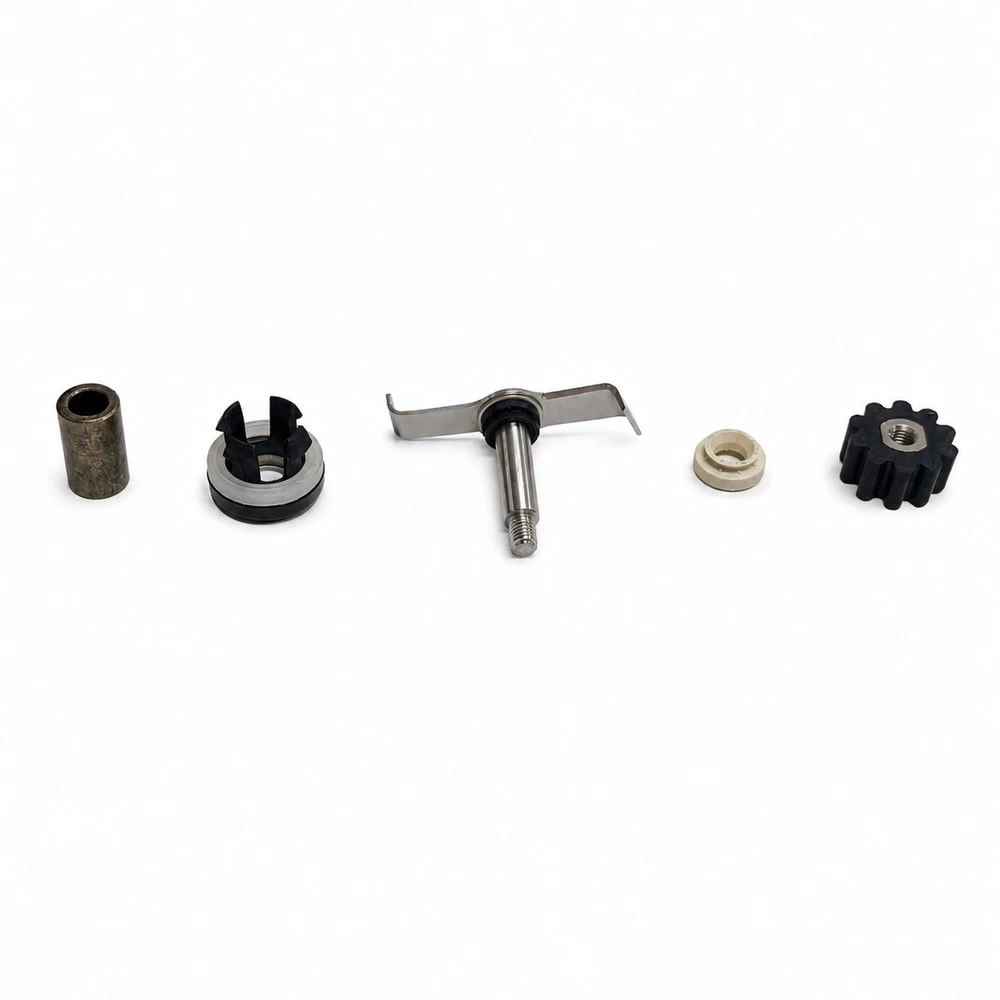 Custom bushings shafts clips and molded parts for plastic assemblies