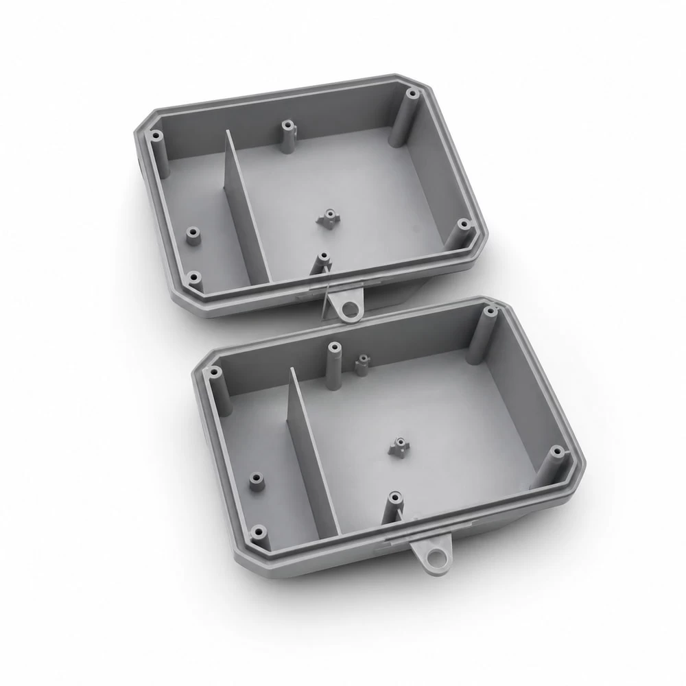 1199 electrical box cover and base shown as a two piece set