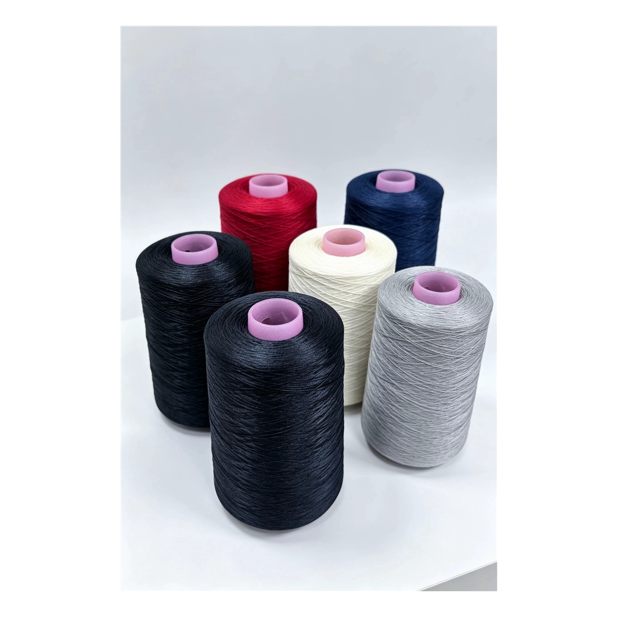 polyester DTY stretch sewing thread - Polyester DTY Stretch Sewing Thread for Knitwear and Overlocking product view 3
