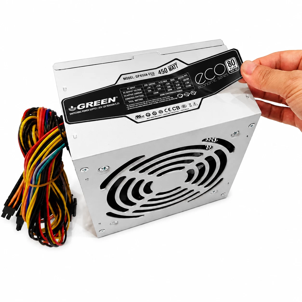 Computer Power Supply Parameter Self-Adhesive Labels