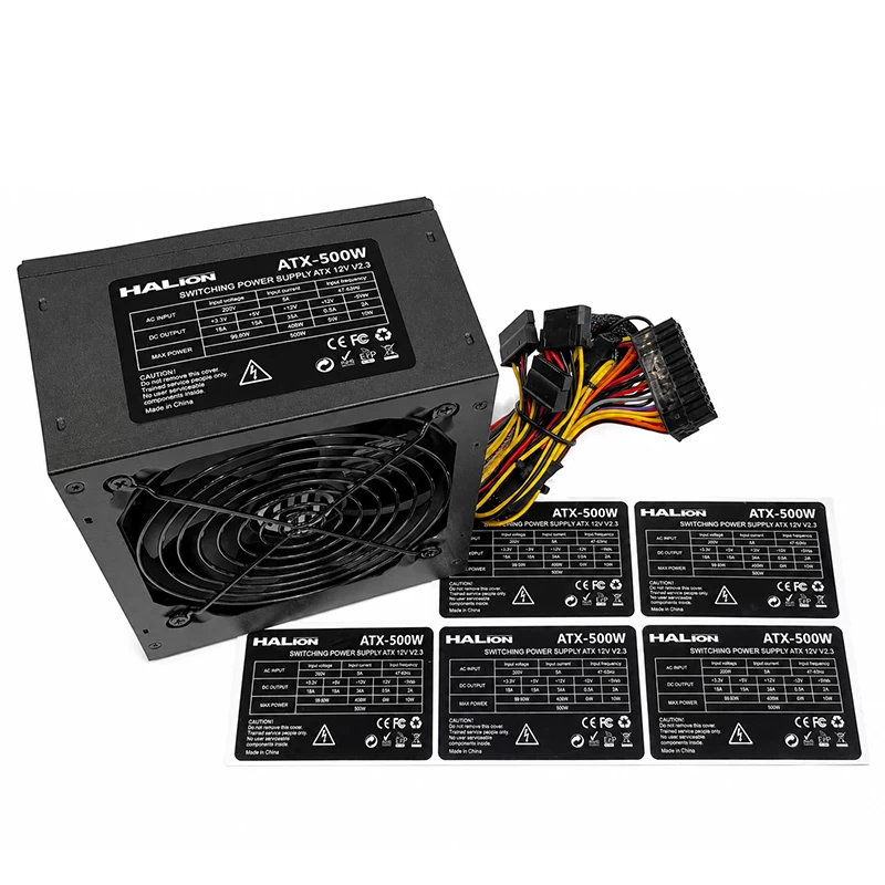 Computer Power Supply Parameter Self-Adhesive Labels