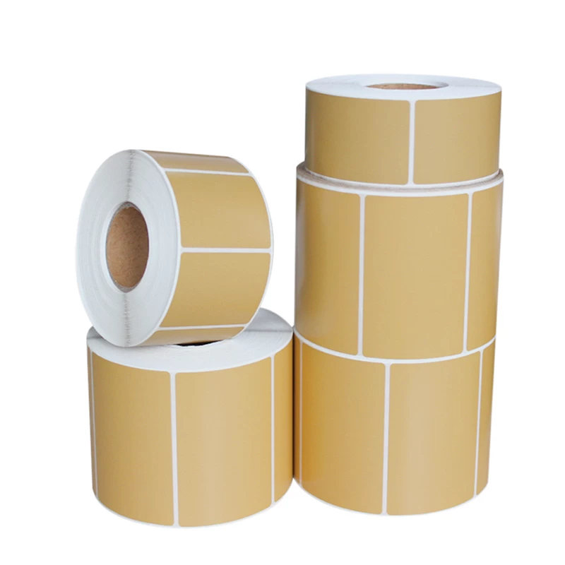 Blank Kraft Paper Roll Self-Adhesive Labels