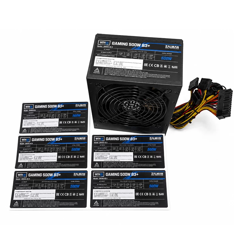 Computer Power Supply Parameter Self-Adhesive Labels