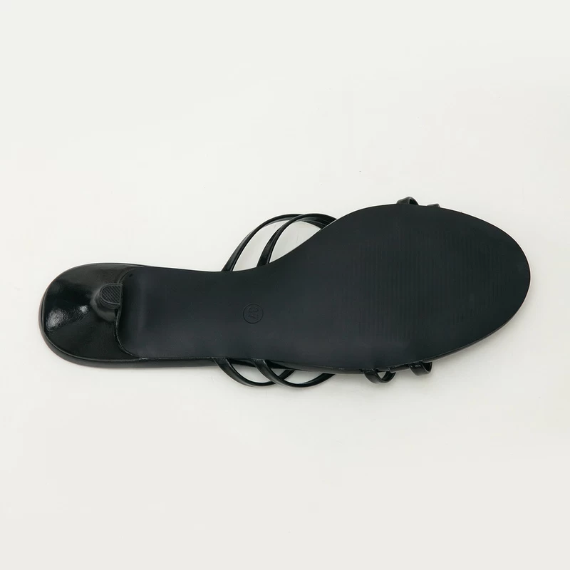 Women’s Woven Strap Kitten-Heel Mules