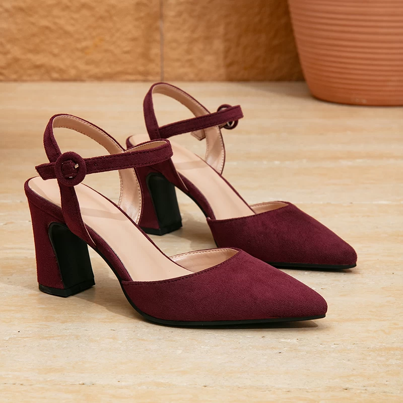 Women’s Woven Strap Kitten-Heel Mules