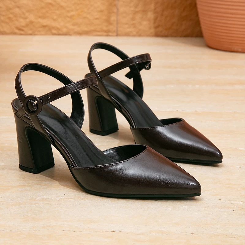 Women’s Woven Strap Kitten-Heel Mules